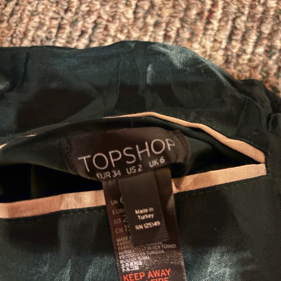 Topshop women’s satin reversible bomber jacket size 2 - Picture 2 of 6